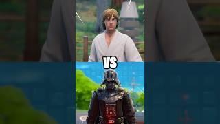Boss Darth Vader Meets NPC Luke Skywalker in Fortnite! #fortnite #starwars