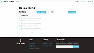 Clean Coders Tutorial #2 // Business Account use of Users & Teams