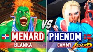 SF6  MENARD (Blanka) vs PHENOM (Cammy)  Street Fighter 6 High Level Gameplay