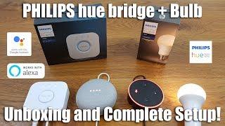 Philips HUE Unboxing and Complete Setup for Beginners