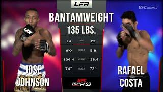 LFA 78: Jose Johnson vs Rafael Costa | November 15, 2019