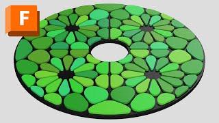 2D Voronoi Studio for Autodesk® Fusion 360™ - Voronoi Flowers Pattern Tutorial