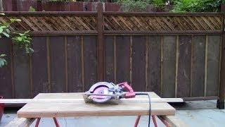 DIY Portable Table Saw using a Skilsaw 77