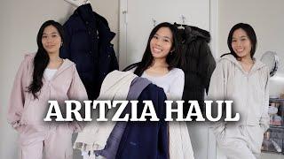 Aritzia Clientele Sale Try On Haul - Gift Guide, Sweatfleece Cozy Fleece Matching Sets, Super Puffs