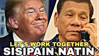 DUTERTE NAKAUSAP NA SI PRES TRUMP! MAY SISIPAIN SA MALACAÑANG?