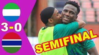 Sierra Leone  Gambia 3 - 0 All Goals & Highlights  WAFU ZONE A U-20 Championship 2024