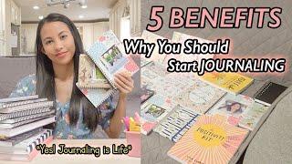 JOURNALING FOR BEGINNERS | 5 Benefits of Journaling - How to Start a Journal Series