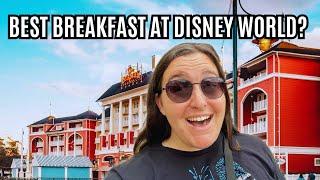 BEST BREAKFAST AT DISNEY WORLD!? Trattoria al Forno Review- Disney’s Boardwalk Resort