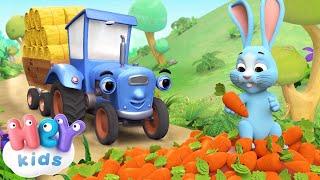 Le petit tracteur bleu  Dessin animé | HeyKids - Comptine bébé