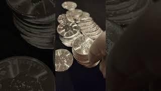 2023 Silver Maples! love these. #silver #stacking #realmoney #brics2021 #economiccollapse