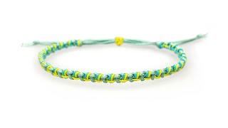 트위드 팔찌 만들기│독특한느낌 마크라메 매듭팔찌 DIY Macrame friendship Bracelet