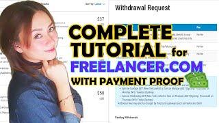 COMPLETE TUTORIAL FOR BEGINNERS (WITH PAYMENT PROOF) | Freelancer.com Website