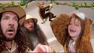 JUNGLE EXPLORERS find a Monkey Family!!  is there more Treasure to be Found? ask Adley Niko & Clair