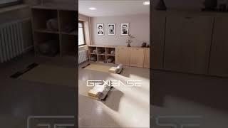 Tai chi school Interior 3D Rendering by GENENSE CGI #short #shorts #3drendering