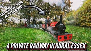 My 1st Invite To A Private Railway! | One Year Special | I Drive A STEAM & BATTERY Loco!