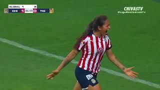 ¡Gol de Kinberly! ¡GOL del pase a la FINAL! | Chivas Femenil 2-0 Tigres | Semifinal | Clausura 2022