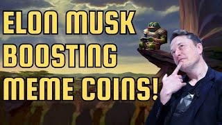 Elon Musk Boosting Crypto Meme Coins - MEMES GO MAINSTREAM