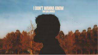 Tim Gallagher - I Don't Wanna Know (Official Lyric Video)