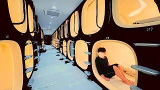 3 Days Inside Japan’s Futuristic Capsule Hotels  | Tokyo Food Tour