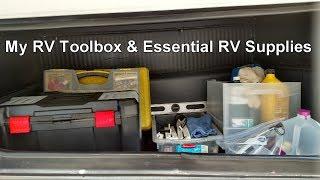 My RV Toolbox & Essential RV Supplies