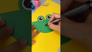 کاردستی قورباغه #crafts #کاردستی