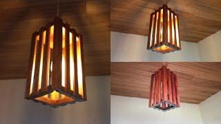 Lamp | How to make a wood lamp shade | DIY wood lamp | #woodworking #wood  #woodwork #lamp #diy