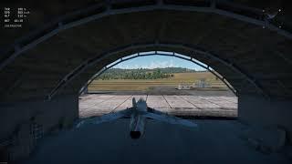 Flying through a hanger warthunder!