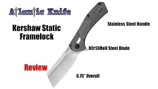 Kershaw Static Framelock Folding Knife Review | Atlantic Knife Reviews 2019