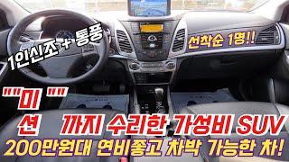 [[3월행사]] 200만원대 연비좋고 차박 가능한 차! ""미션"" 까지 수리한 가성비 SUV #중고차 #중고차추천 #코란도C