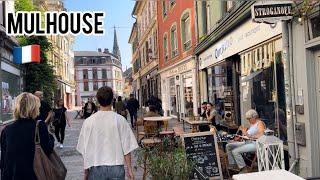 Mulhouse France  Walking Tour (4K 60fps) Saturday 21 September 2024 City Walk Alsace Europe