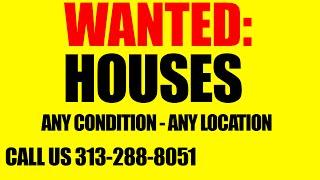 Who buys houses Detroit - Call 313-288-8051 - Sell My House Fast Detroit Michigan