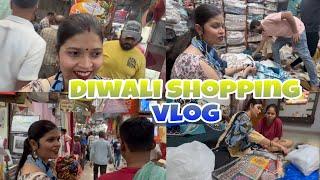 Diwali shopping vlog️, CLOTHE MARKET Fatehpuri Delhi️