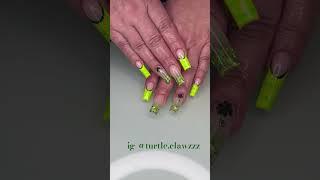 #lucky #stpatricksday #greennails #shamrock #naildesign  #nailart #beautifulnailartdesign