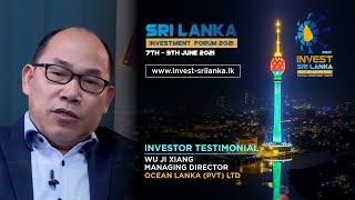 SLIF 2021 — Investor Testimonial: Ocean Lanka (Pvt) Ltd