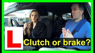 Clutch Or Brake First?