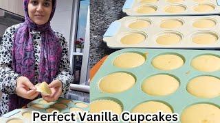 Super moist and fluffly Vanilla CupcakesMera Baking Business isi recipe ki waja se hit tha