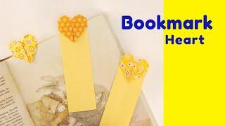 How to make an origami heart bookmark [useful origami]