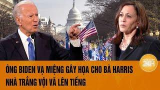 Tin nóng bầu cử Mỹ 2024: Ông Biden vạ miệng gây họa cho bà Harris, Nhà Trắng vội vã lên tiếng