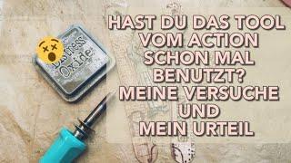 HAST DU DAS TOOL VOM ACTION SCHON MAL AUSPROBIERT? | JUNK JOURNAL DIY TUTORIAL | KREATIVSUCHT