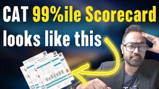 How Did CAT Exam Topper Score 99%ile ? | Ideal CAT Scorecard | Strategy For CAT Exam