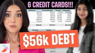 Librarian with over $56,000 in DEBT | Millennial Real Life Budget Review Ep. 39