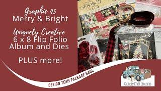 Country Craft Creations Design Team Package Haul | Graphic 45 | Uniquely Creative | September 2024