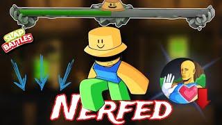 So Guide Boss Fight Was NERFED | Nah I'd Win Is Easier Now? | Slap Battles Roblox