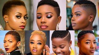 60 + Black Women Low Maintenance Short Haircuts Picture Ideas | Pixie, Low Cut, TWA