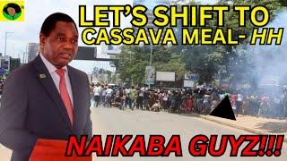 Hichilema's Cassava Comment angers Zambians-IT LASTS LONGER THAN MAIZE MEAL