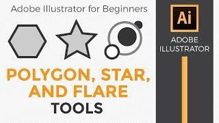 Polygon, Star, and Flare tools [Adobe Illustrator]