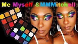 **NEW** ME MYSELF & MMMITCHELL PALETTE!!  Rainbow EYE LOOK & 1st Impression