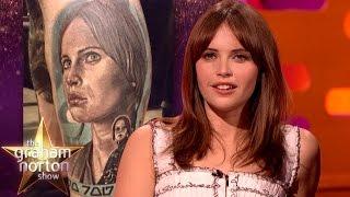 Felicity Jones is Worried About Fan Tattoos - The Graham Norton Show