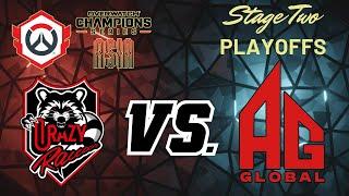 All Gamers Global vs Crazy Raccoon - Regional Playoffs Quaterfinals | OWCS Korea Stage 2