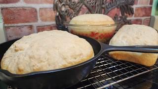 Peasant Bread - Basic Yeast Bread - No Knead - 4 Ingredients - $1 a Loaf - The Hillbilly Kitchen